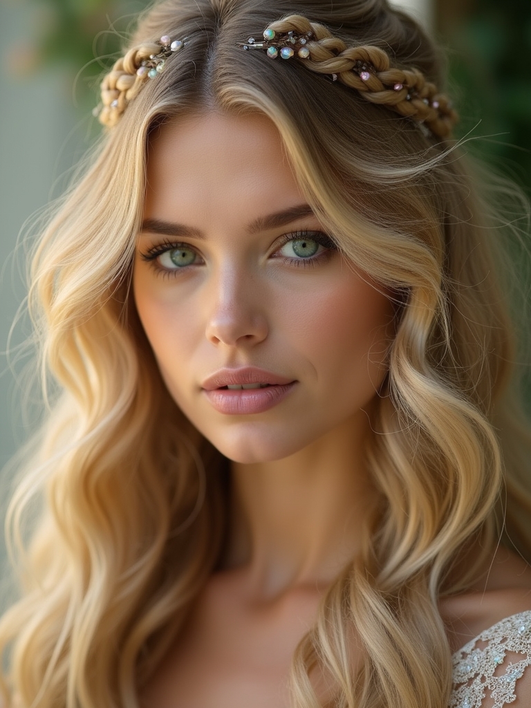 braids and whimsical accessories