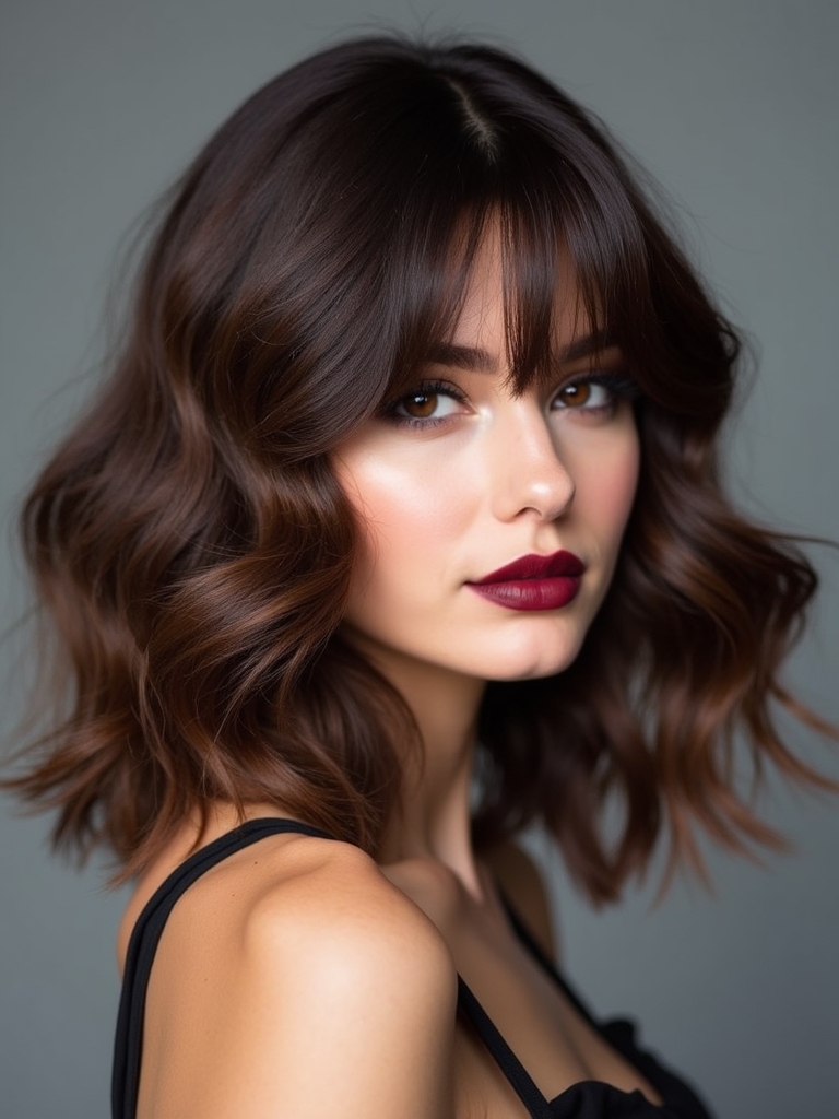 cascading layers voluminous crown