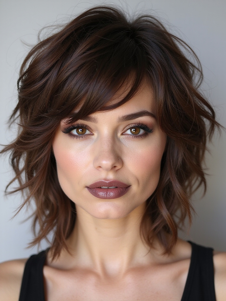celebrity shag haircut trend