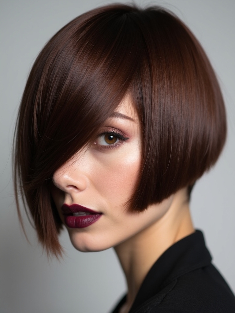 chic precise blunt bob