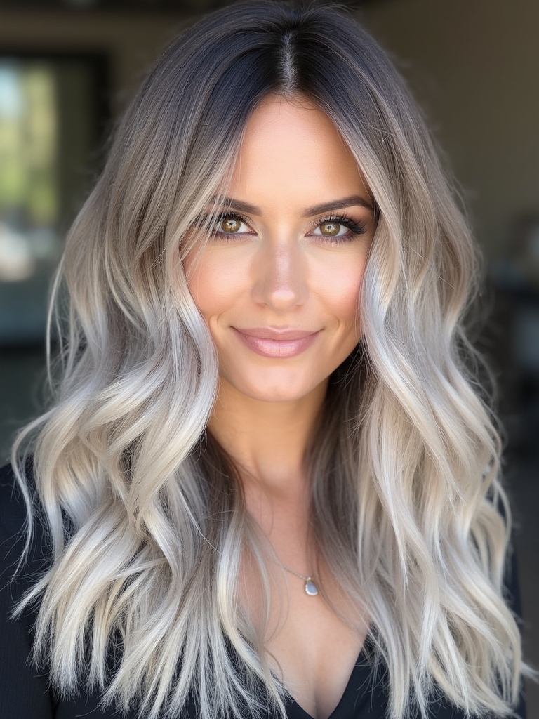 cool toned dark blonde elegance