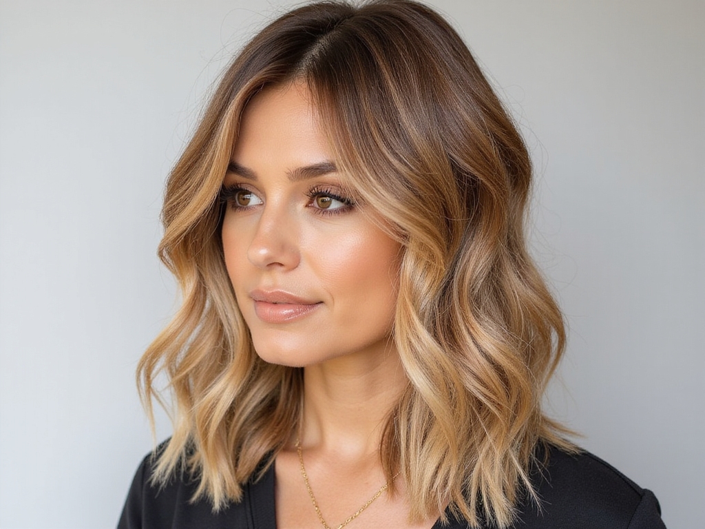 dimensional honey blonde hair