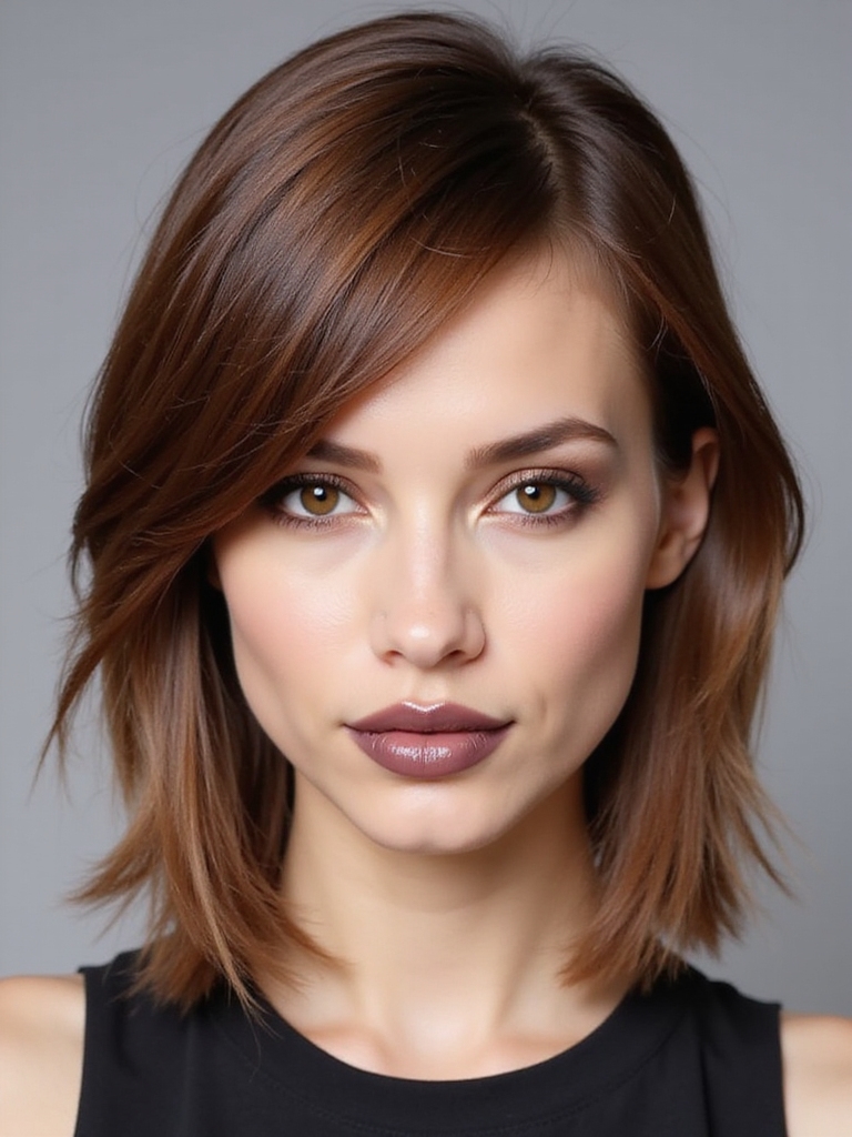 edgy modern asymmetrical bob