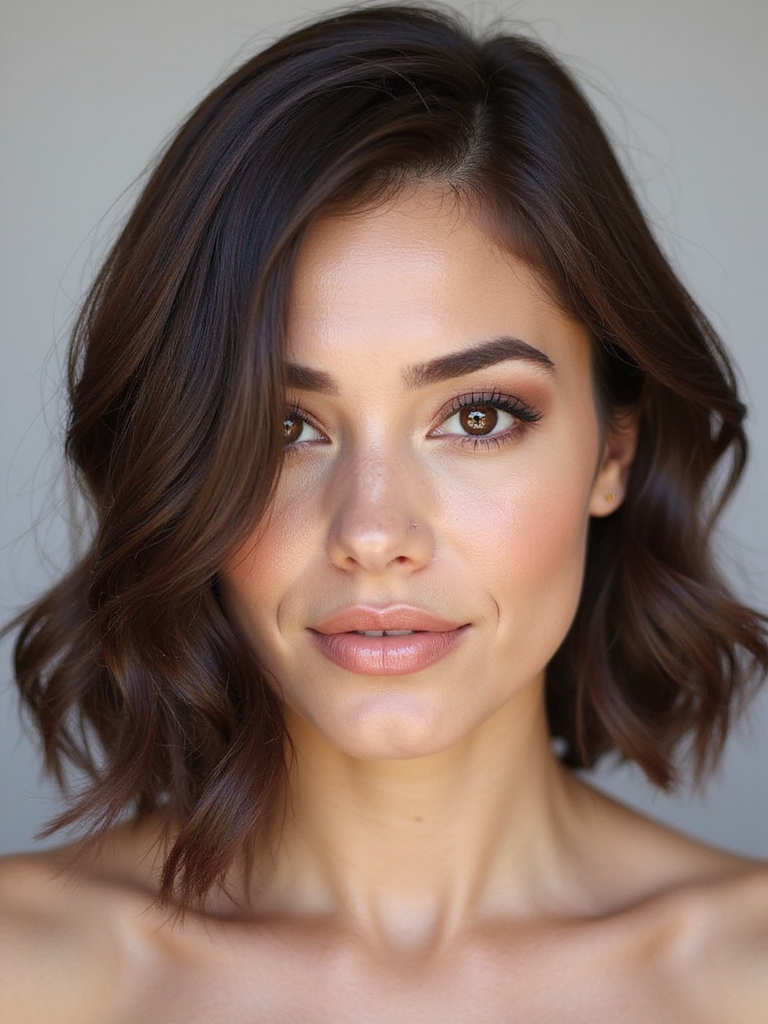 effortless elegant jawline bob