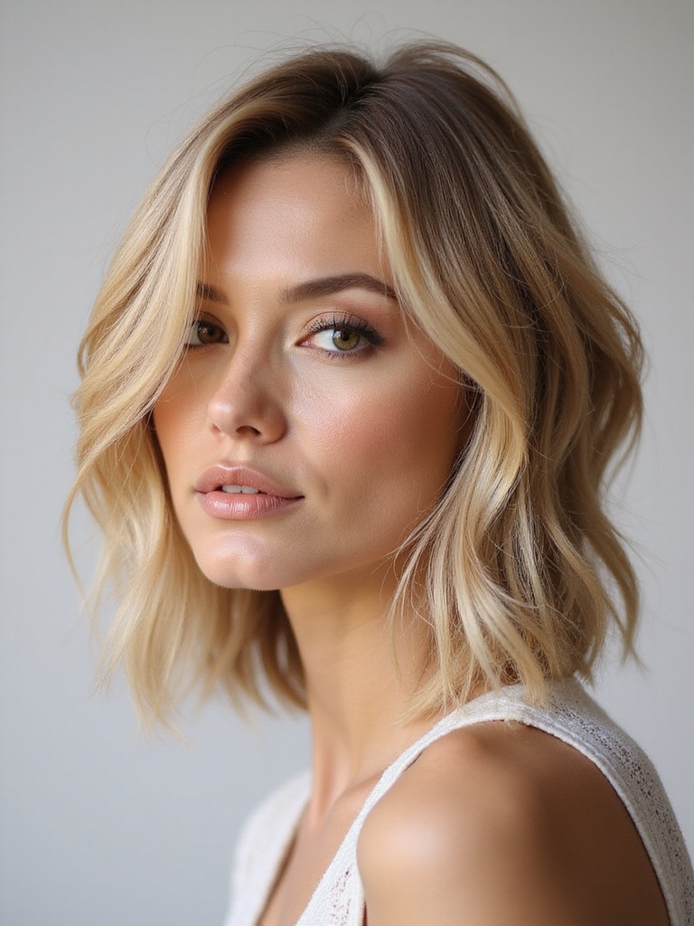 effortless side swept waves