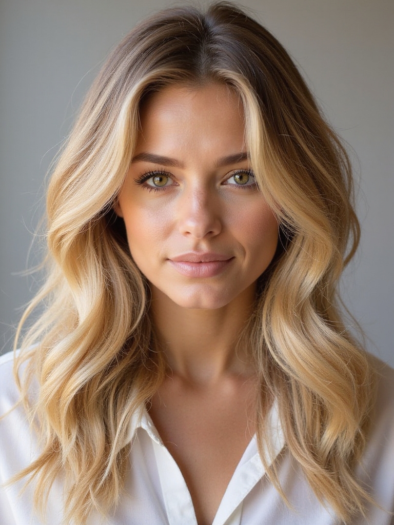 effortless styling for honey blonde
