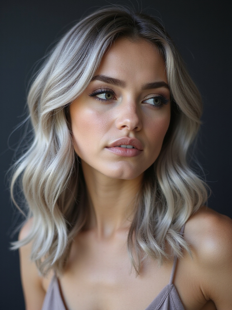 effortlessly chic ash blonde