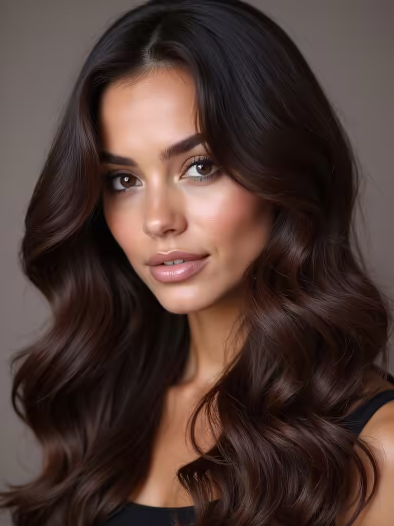 espresso brunette hair transition