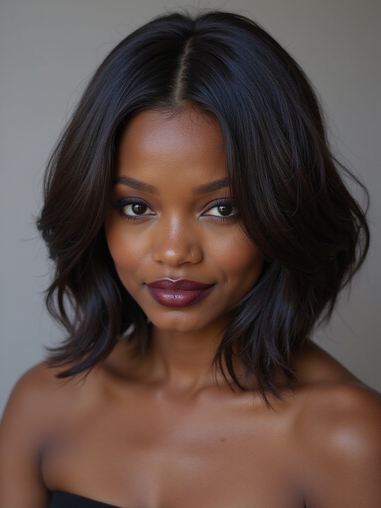 glossy shine enhances style
