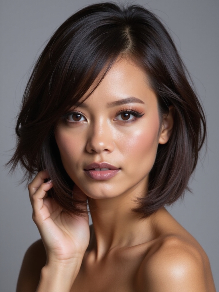 graduated bob adds volume