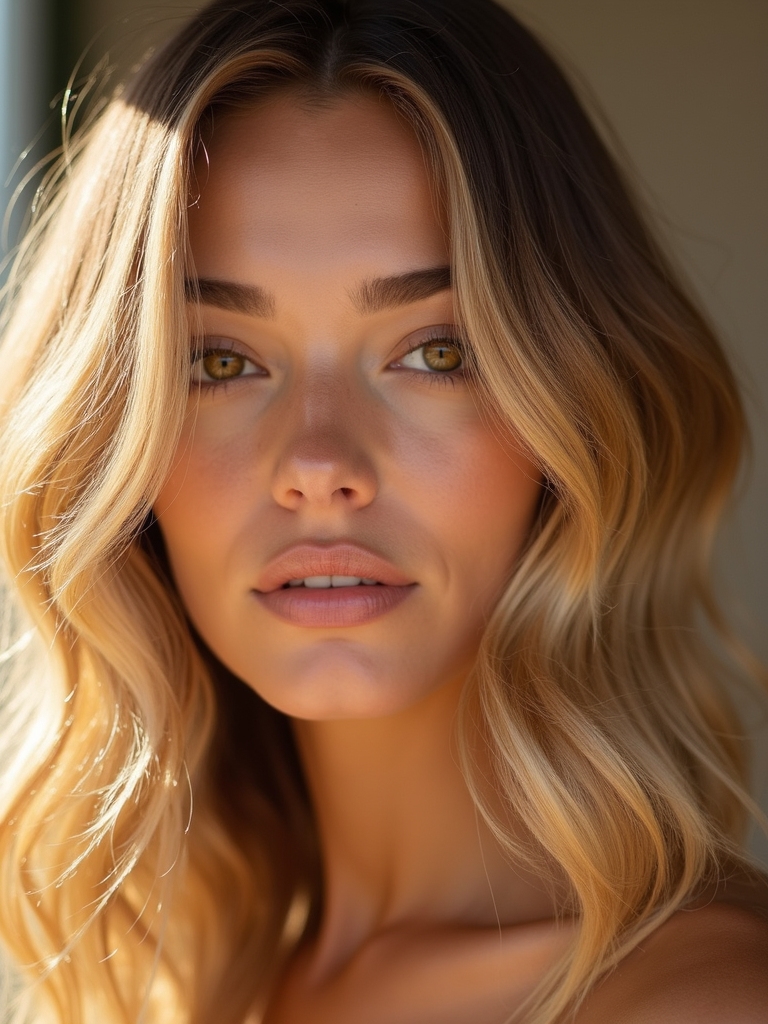 honey blonde complements warmth