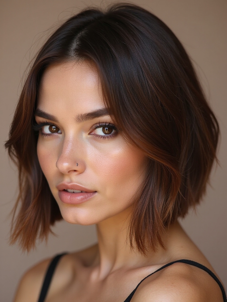 jawline bobs enhance square faces