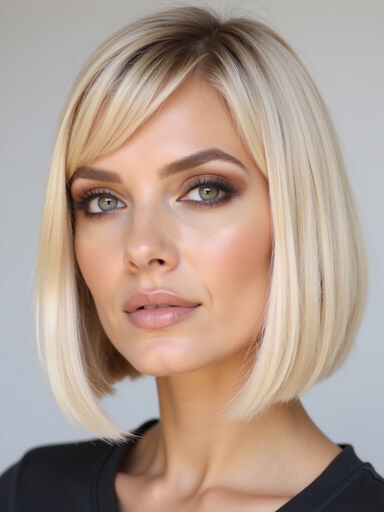 timeless sleek confident bob