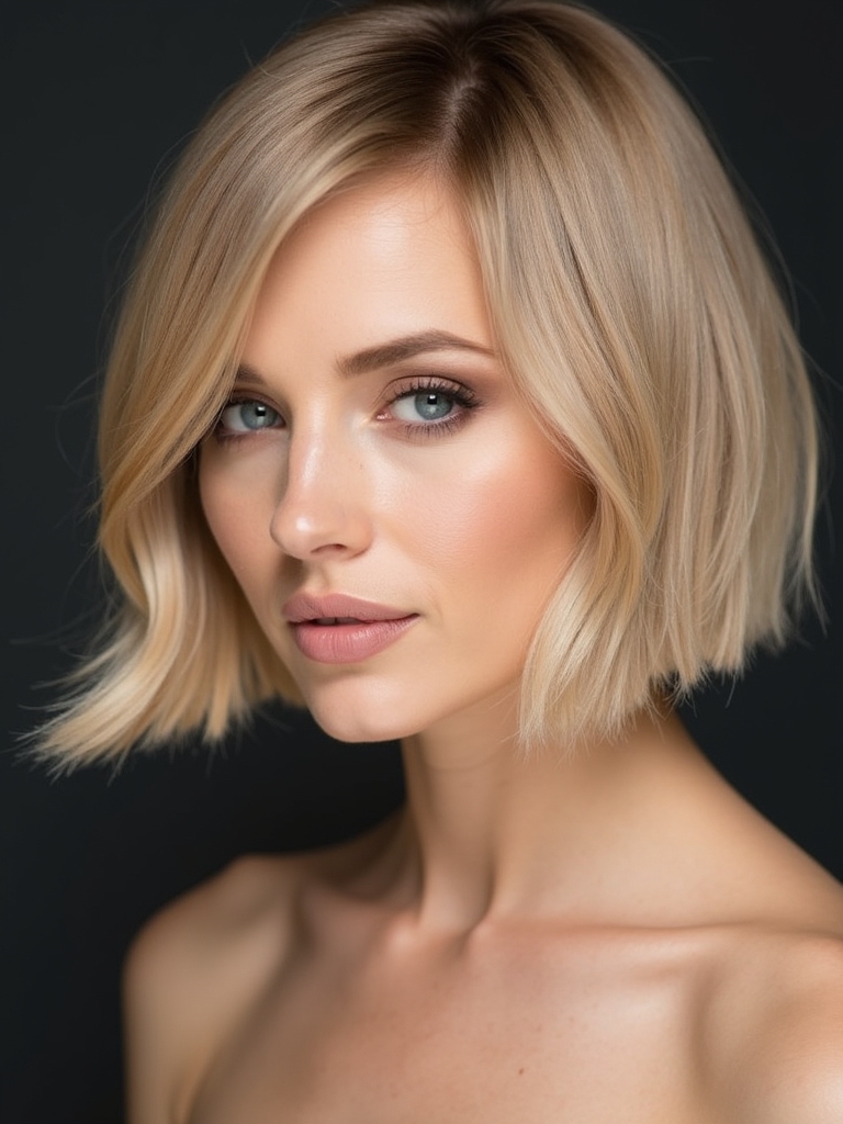 versatile shoulder length bobs