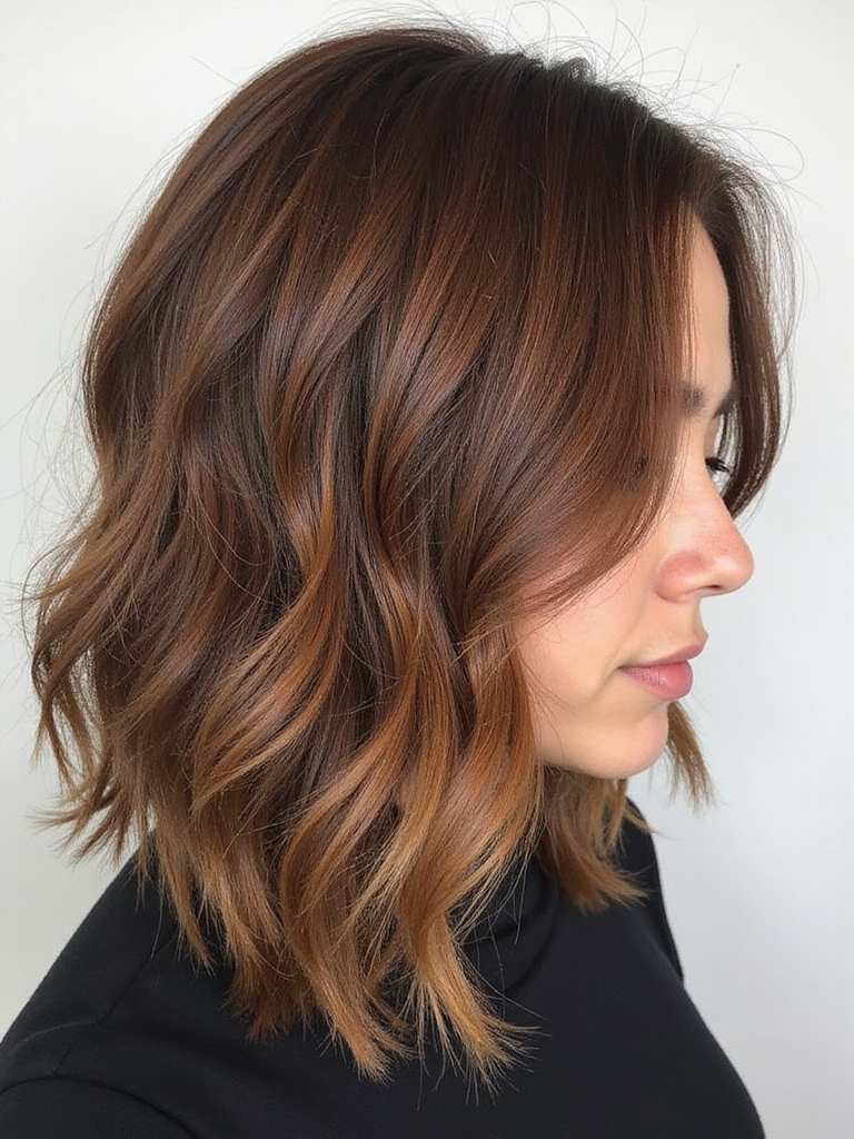 wavy bob adds volume