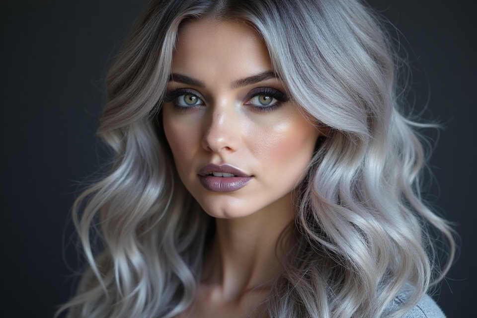 ash gray hair variations