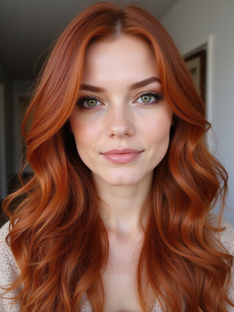 auburn copper hair transformation