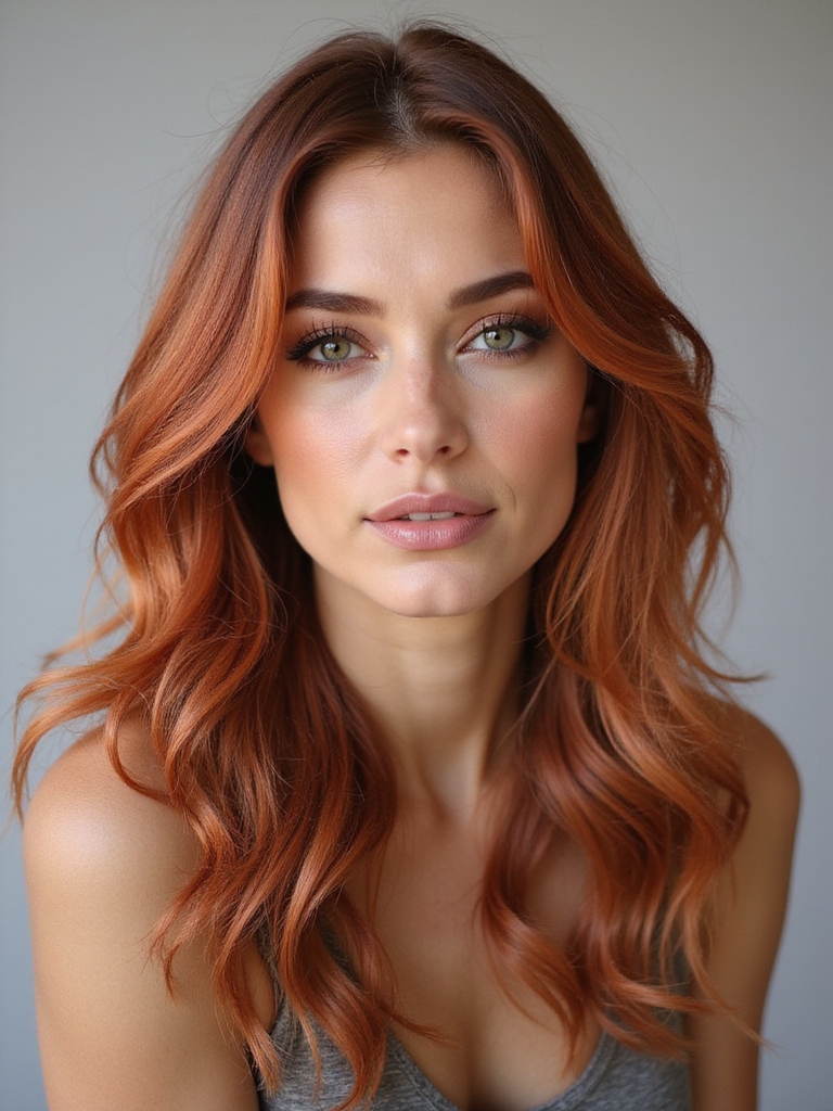 autumn warmth in hair