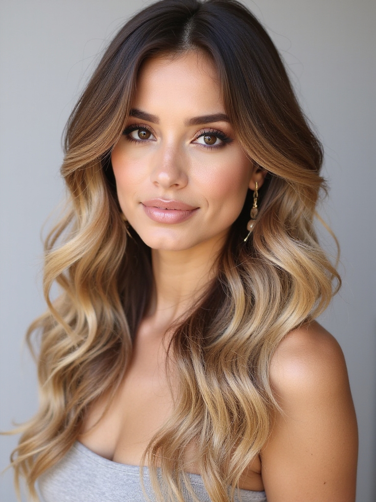 balayage reflecting personal style
