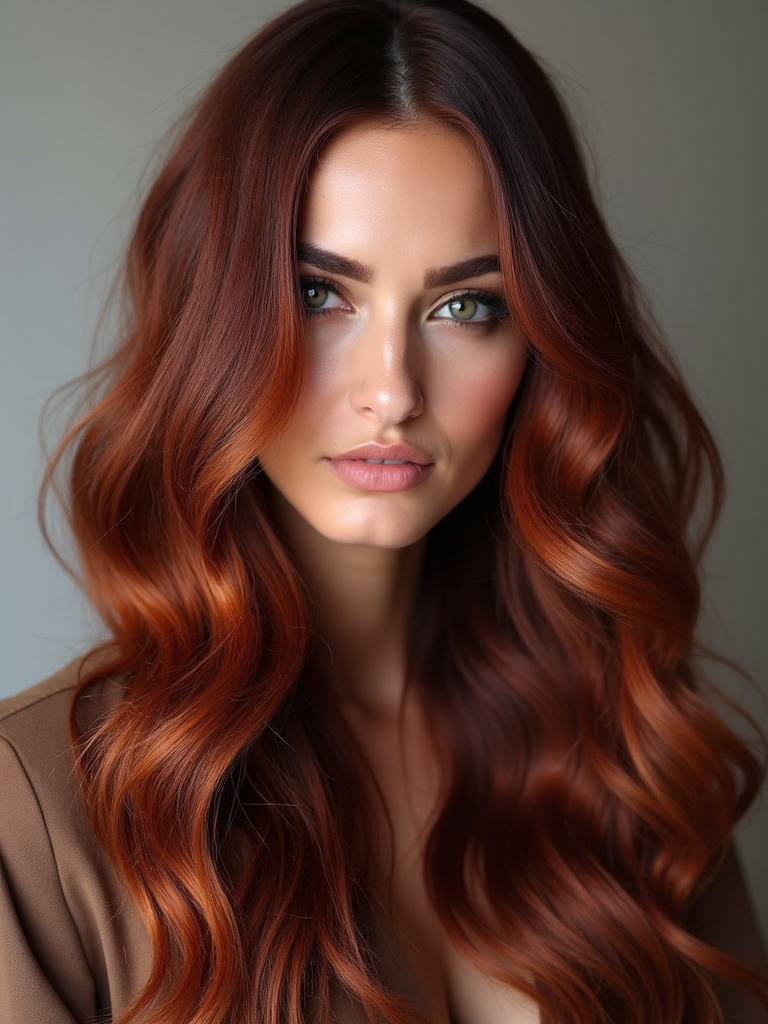 bold deep copper allure