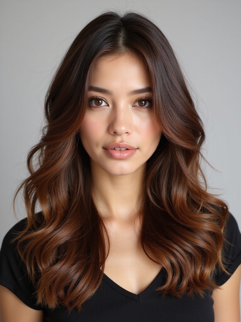 caramel toned medium brown elegance