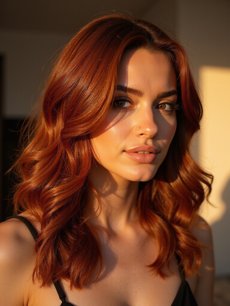 celebrity reddish brown inspiration