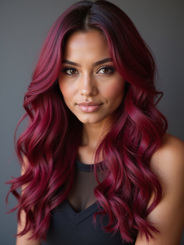 choosing raspberry hair hue