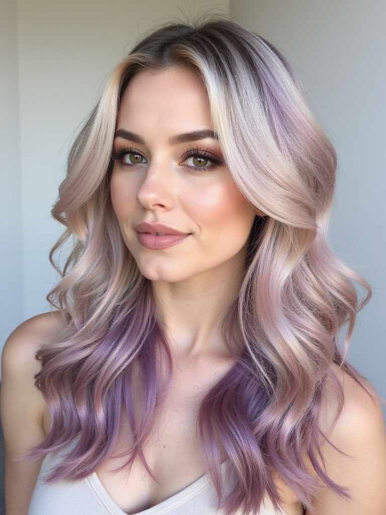 colorful hair blend guidance