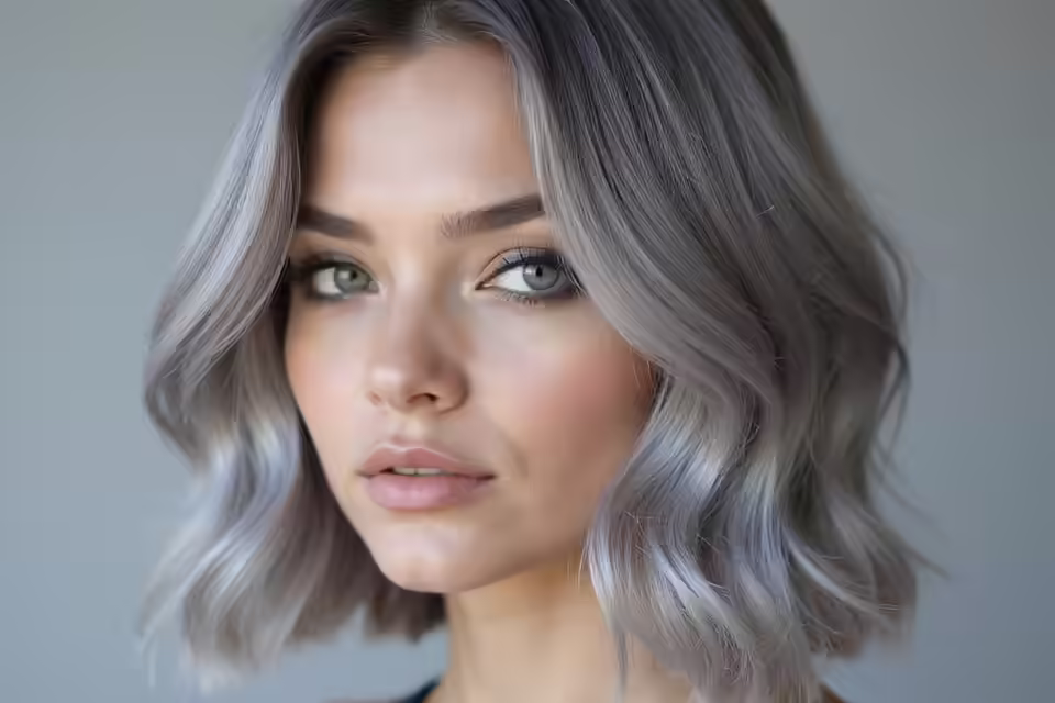 diverse gray hair shades