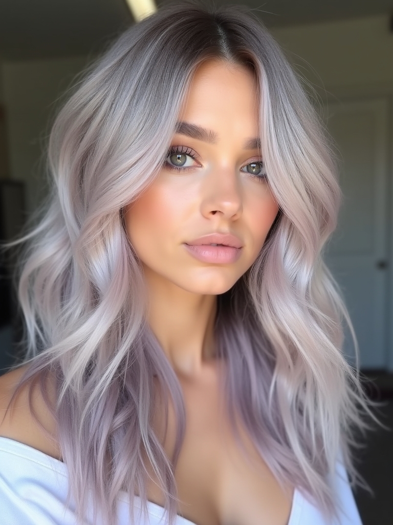 elegant cool ash lavender