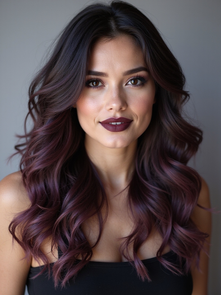 elegant deep purple allure