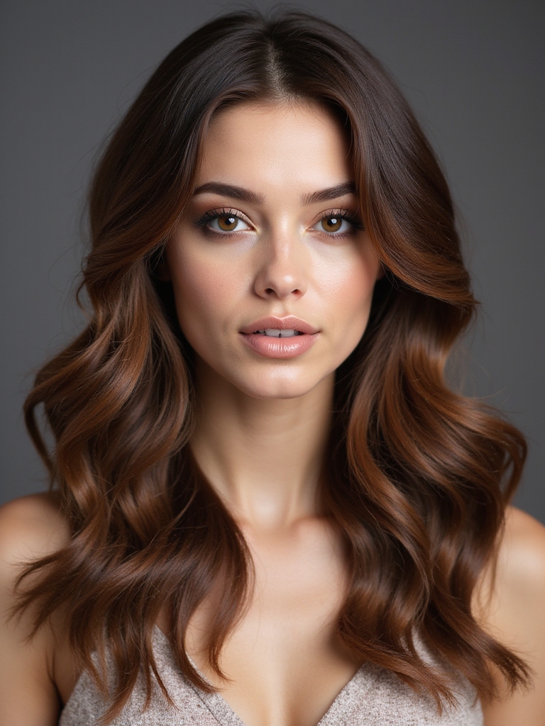 elegant nutty chocolate shade