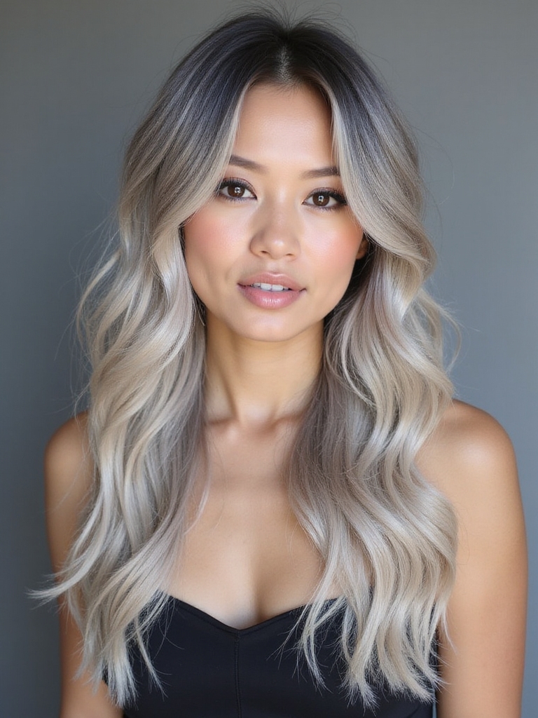 elegant silver milk tea