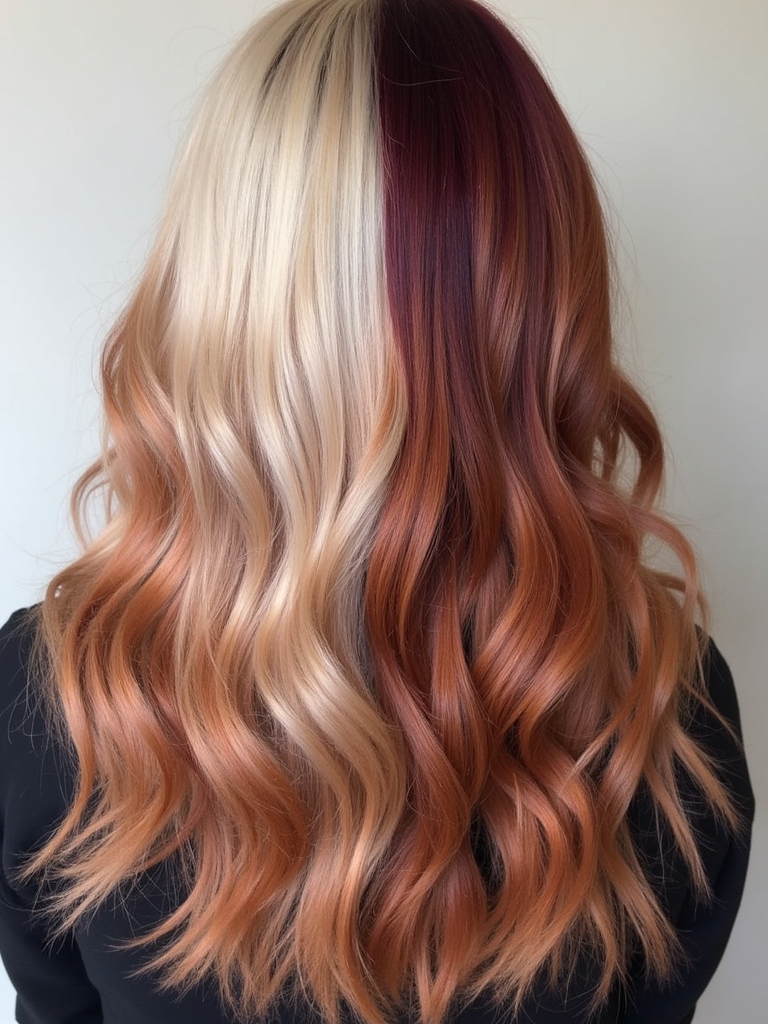 elegant soft ombre transformation