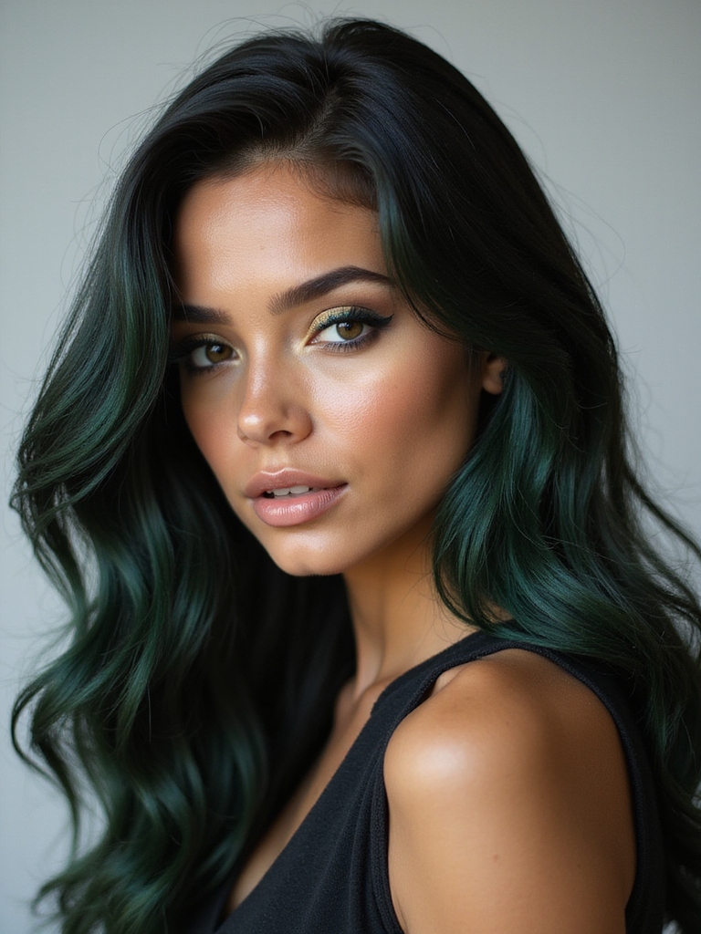 emerald black hair allure
