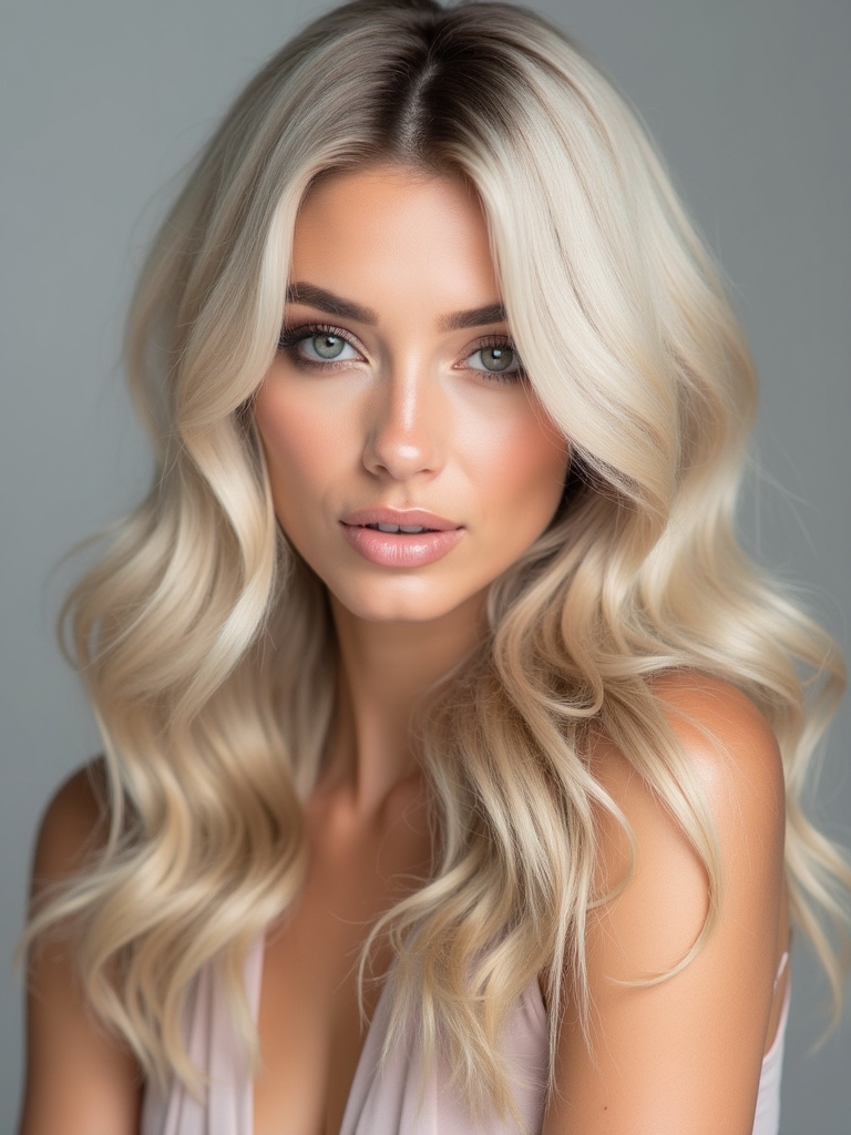 enchanting ash blonde elegance