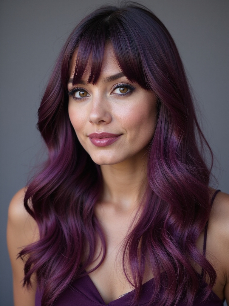 enchanting medium plum hue