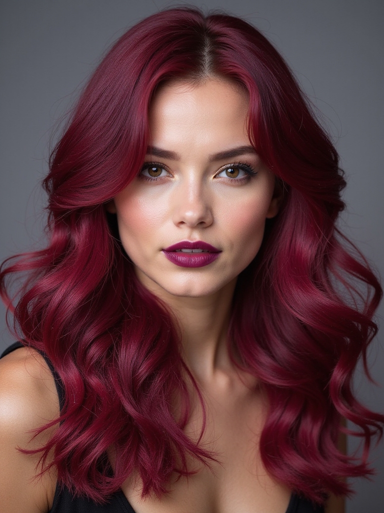 enhancing vibrant raspberry shades