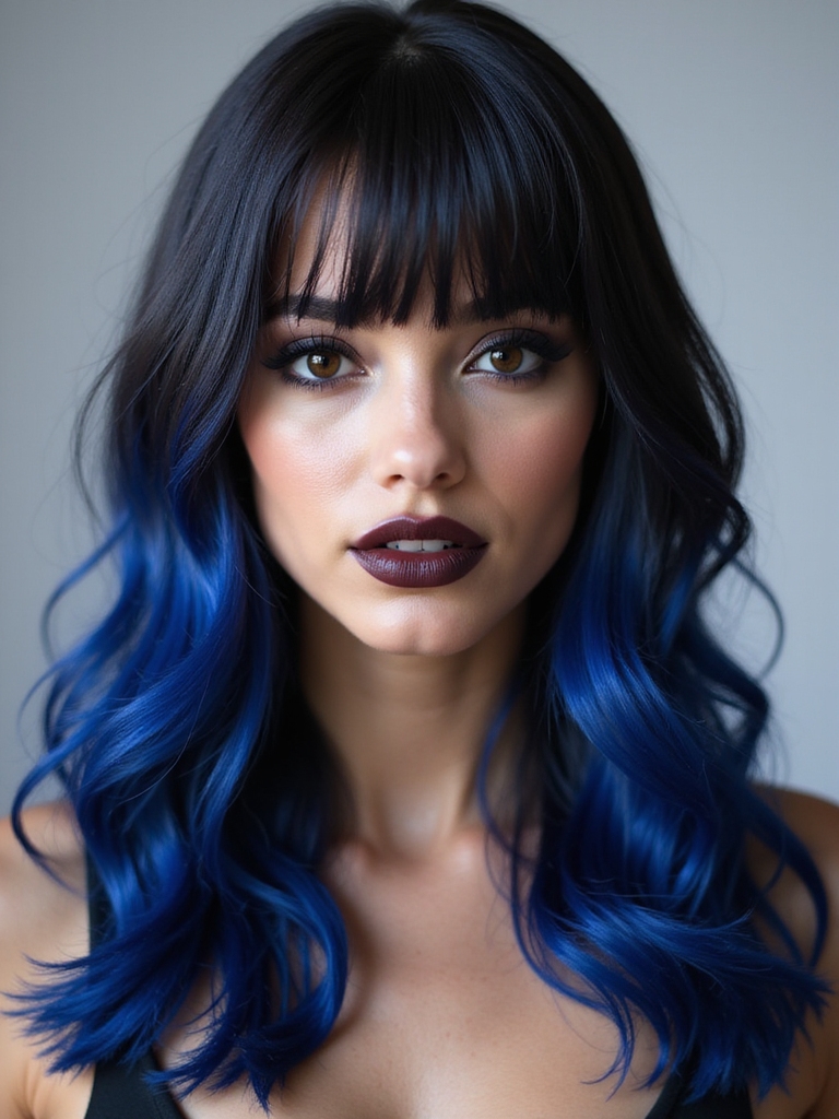 enigmatic blue black allure
