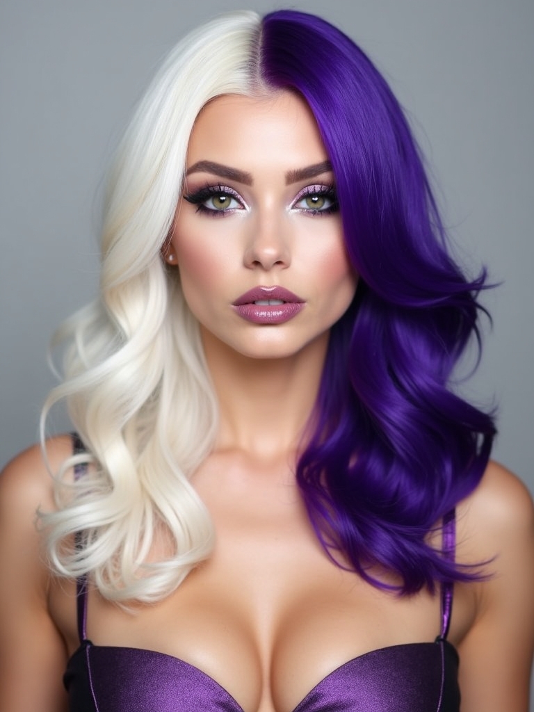 face framing dual color combinations