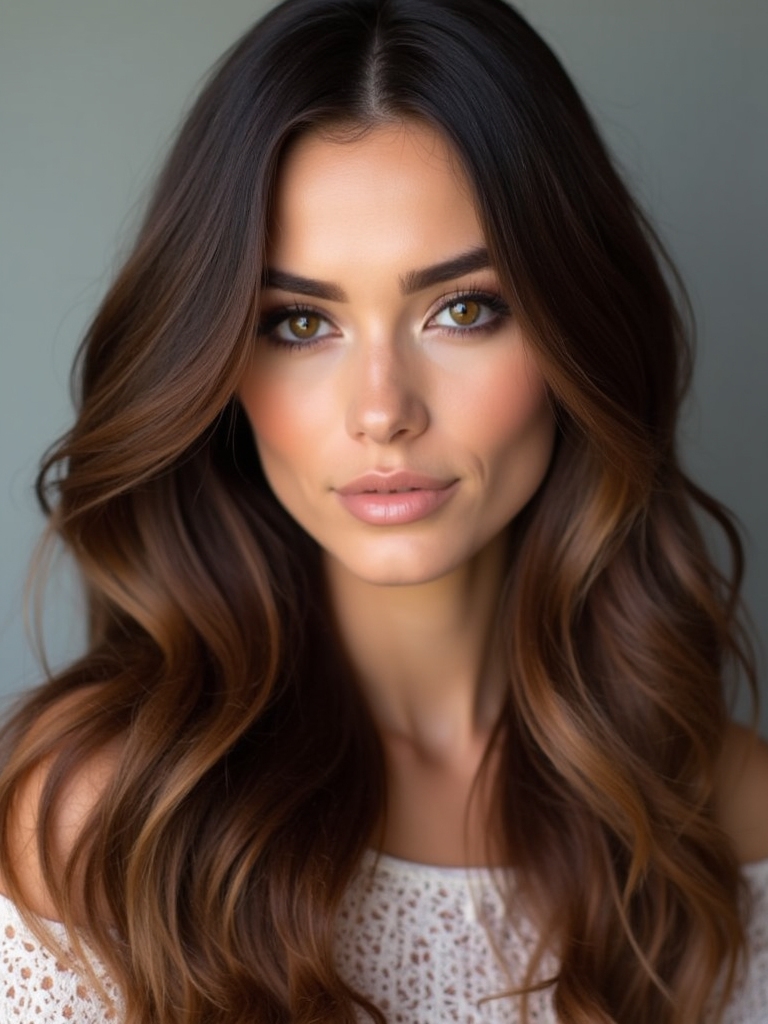 gentle hair color transition