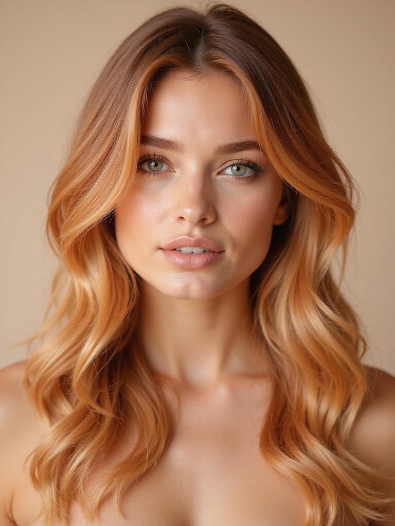 golden apricot hair color