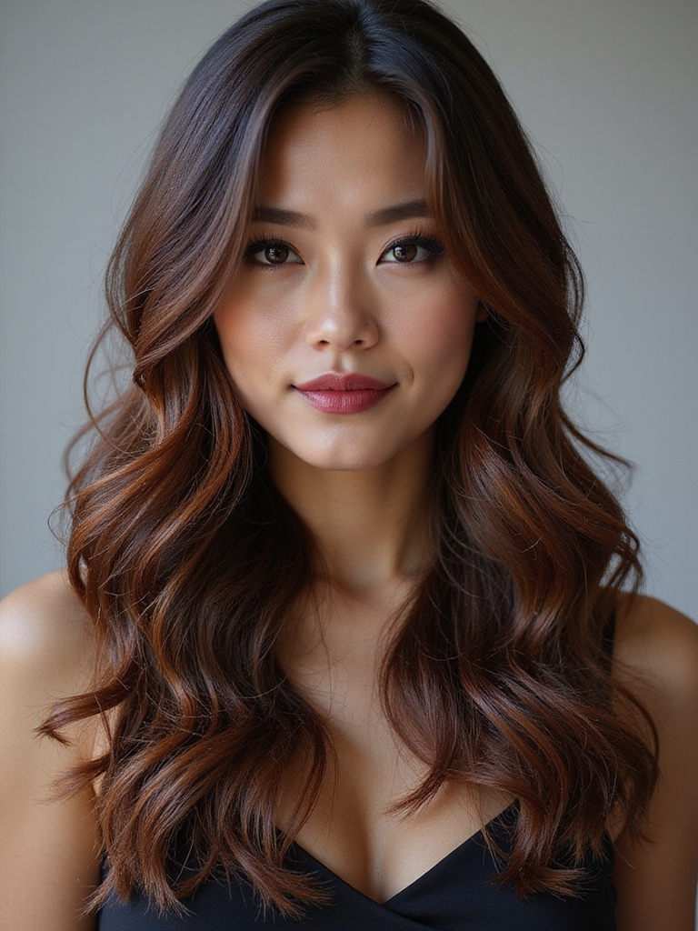 luxe glossy hair elegance