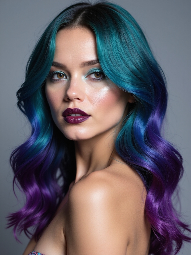 mesmerizing ocean hair hues