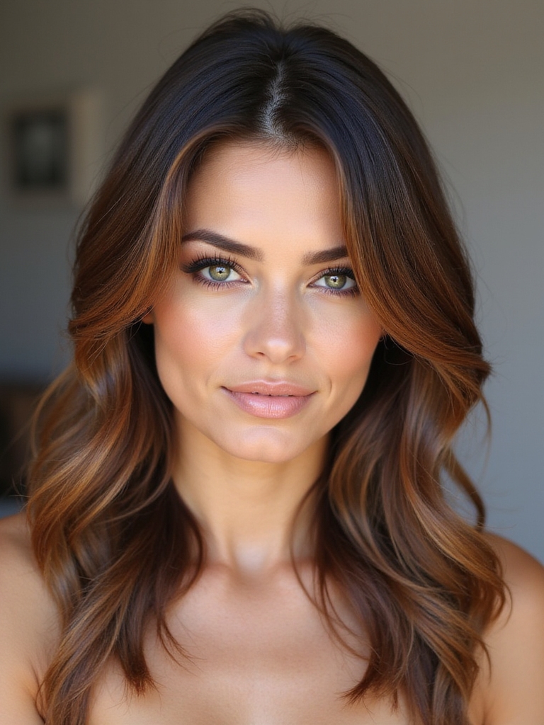 multi tonal medium brown transformation