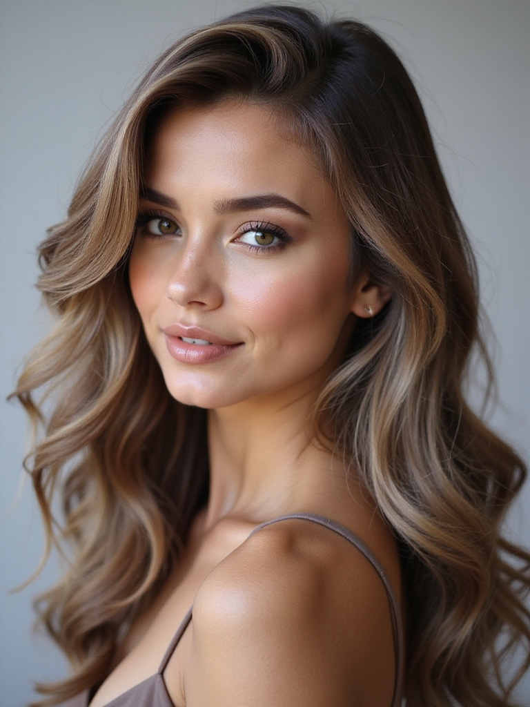 mushroom brown hair elegance