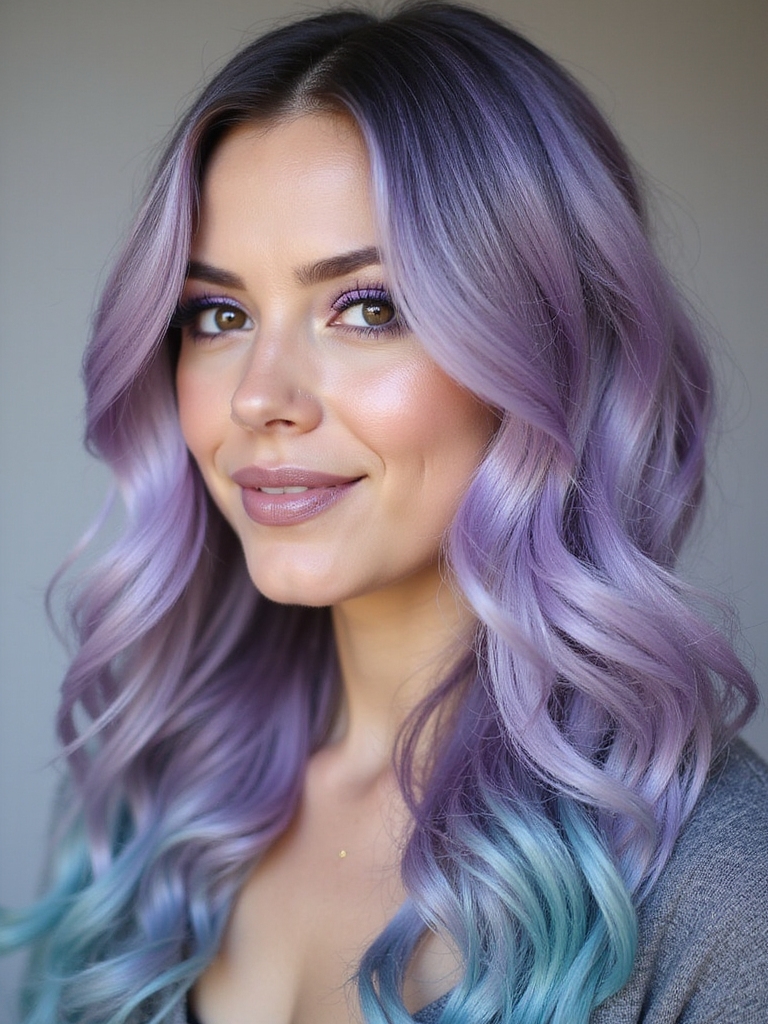mystical lavender hair transformation