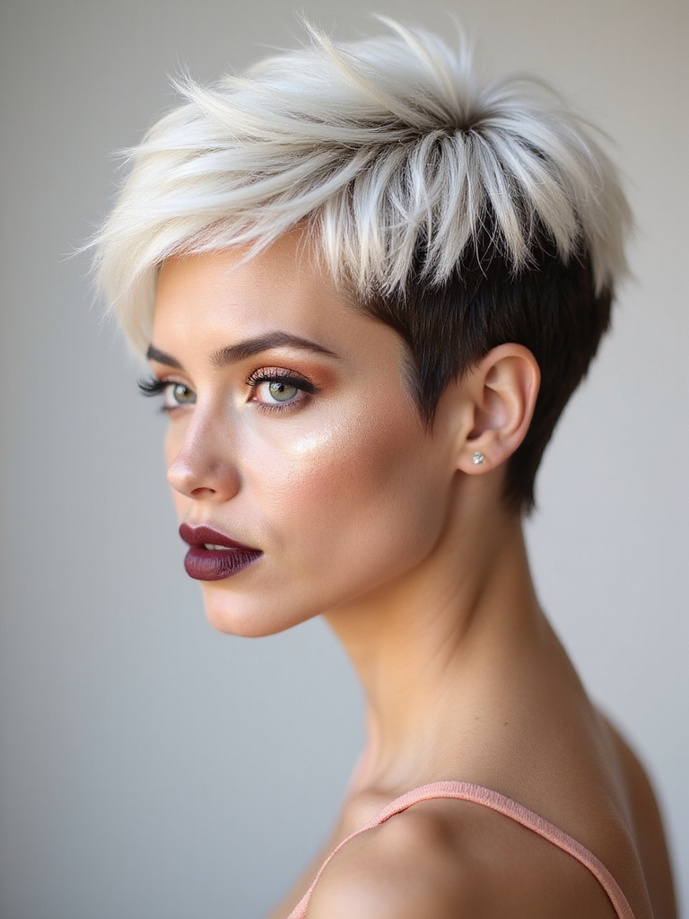 ombre transformation for short hair