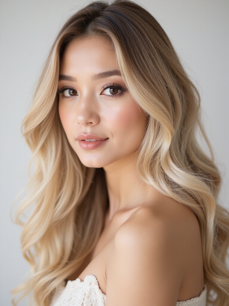 perfect pale honey hair