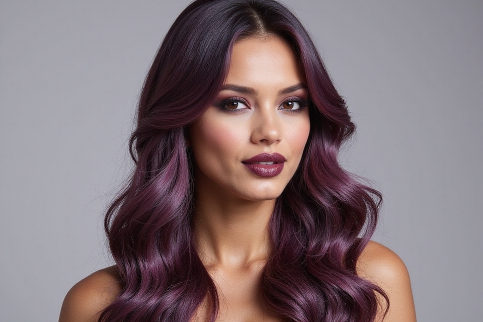 plum hair color variations